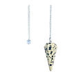 6 sided Pendulum - Dalmatian Jasper | Pendulum | Wiccan Center