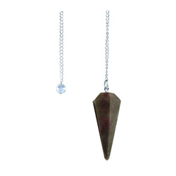 6 sided Pendulum - Grey Aventurine | Pendulum | Wiccan Center