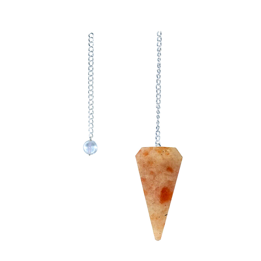 6 sided Pendulum - Sunstone | Pendulum | Wiccan Center