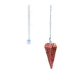 6 sided Pendulum - Rhodochrosite | Pendulum | Wiccan Center