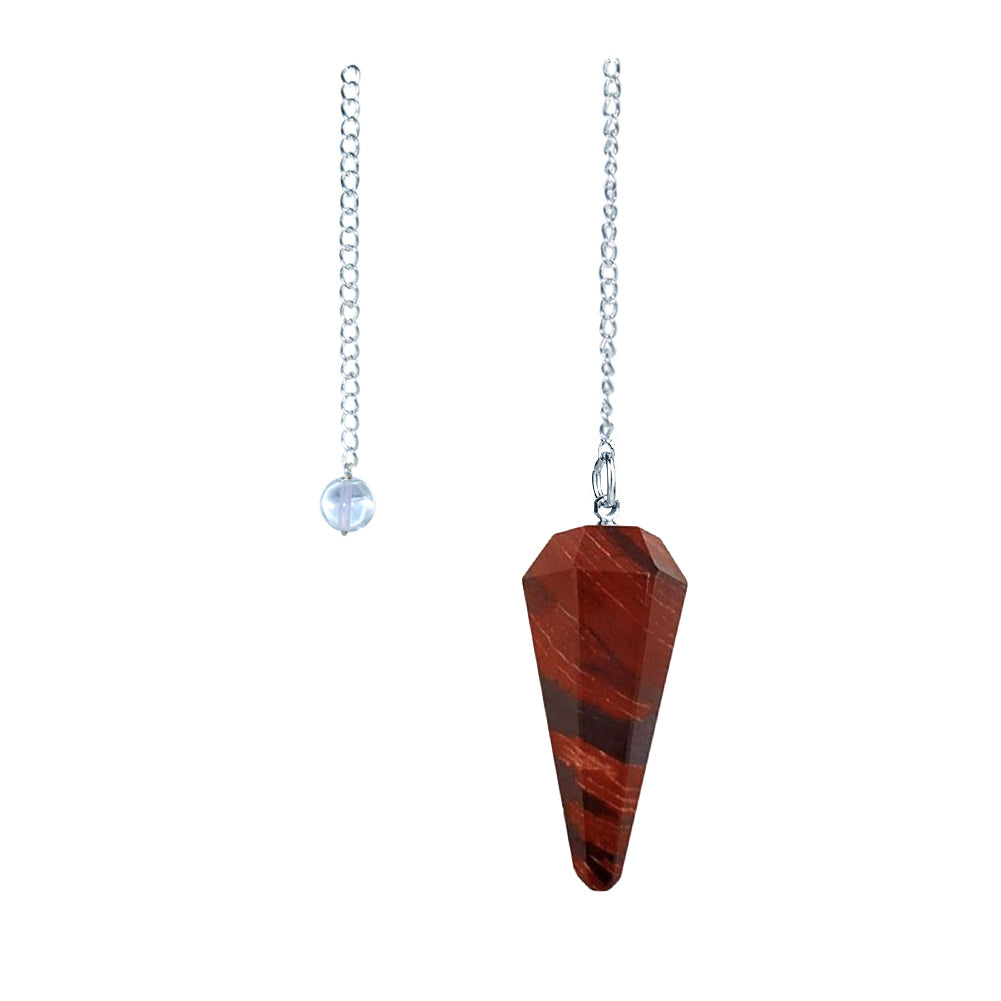 6 sided Pendulum - Snakeskin Agate | Pendulum | Wiccan Center