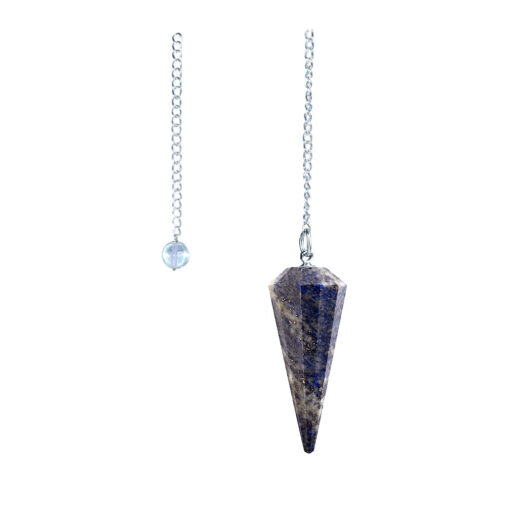 6 sided Pendulum - Sodalite | Pendulum | Wiccan Center