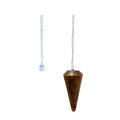 6-sided Pendulum - Tiger Eye | Pendulum | Wiccan Center