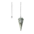 6 sided Pendulum - Tree Agate | Pendulum | Wiccan Center