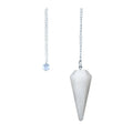 6 sided Pendulum - White Agate | Pendulum | Wiccan Center
