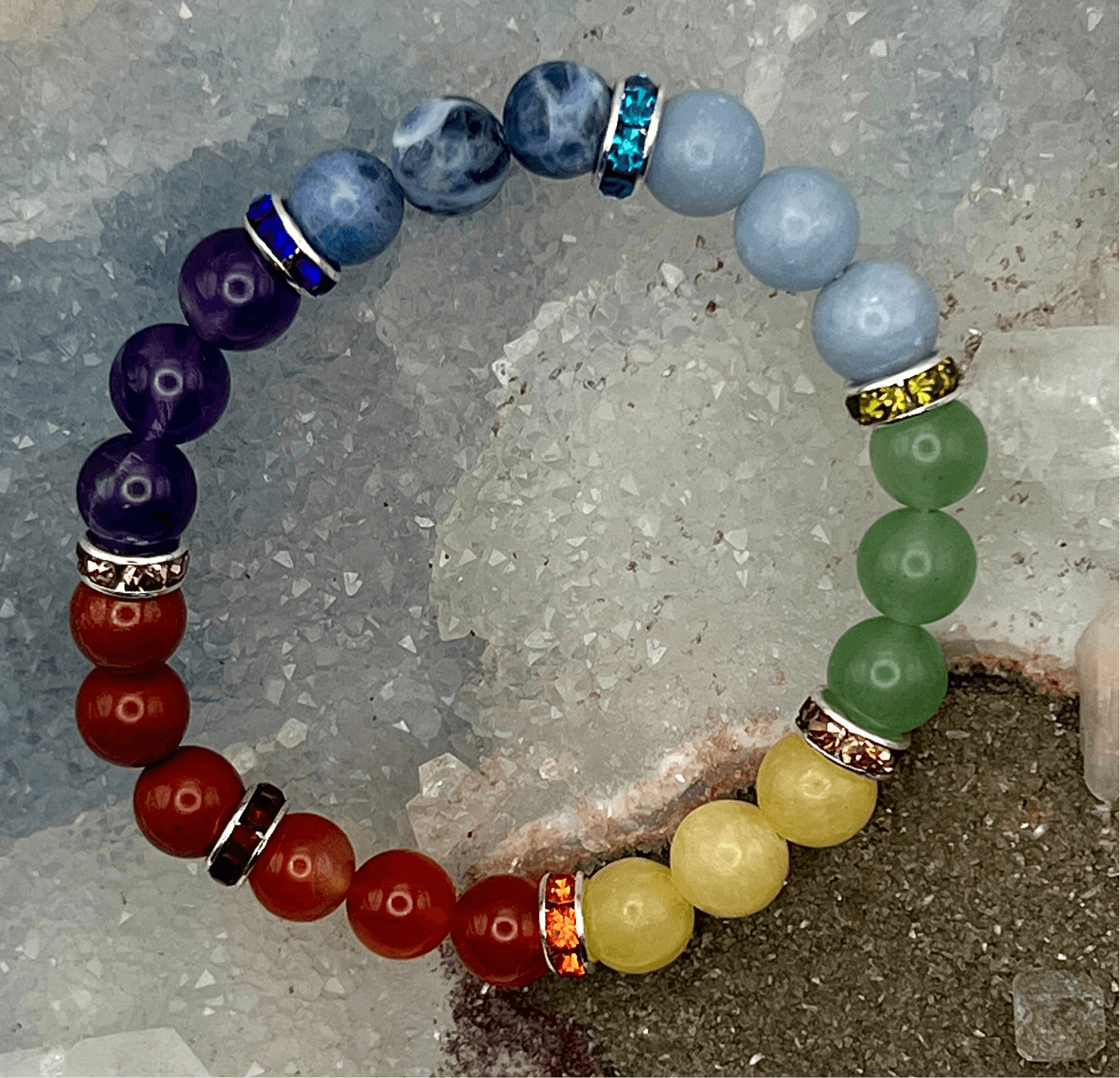 7 Chakras Beaded Bracelet