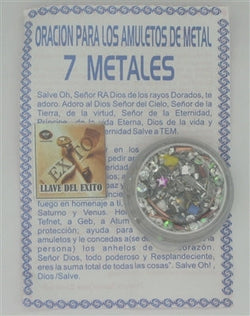 Oracion para los Amuletos de Metal (7 Metales) - Amulet (Single) | MICELANIAS | Wiccan Center