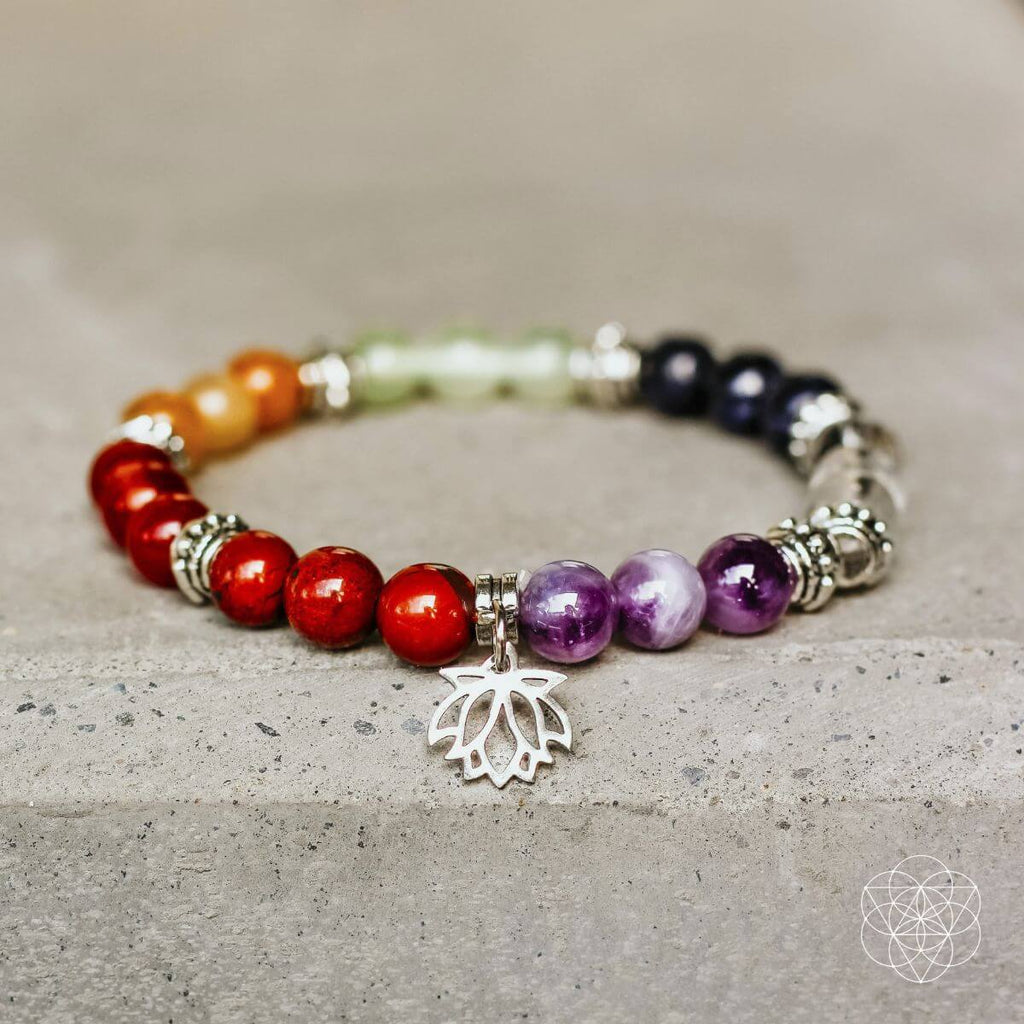 7 Chakra Bracelet and Stones Set | Jewelry Set | Wiccan Center
