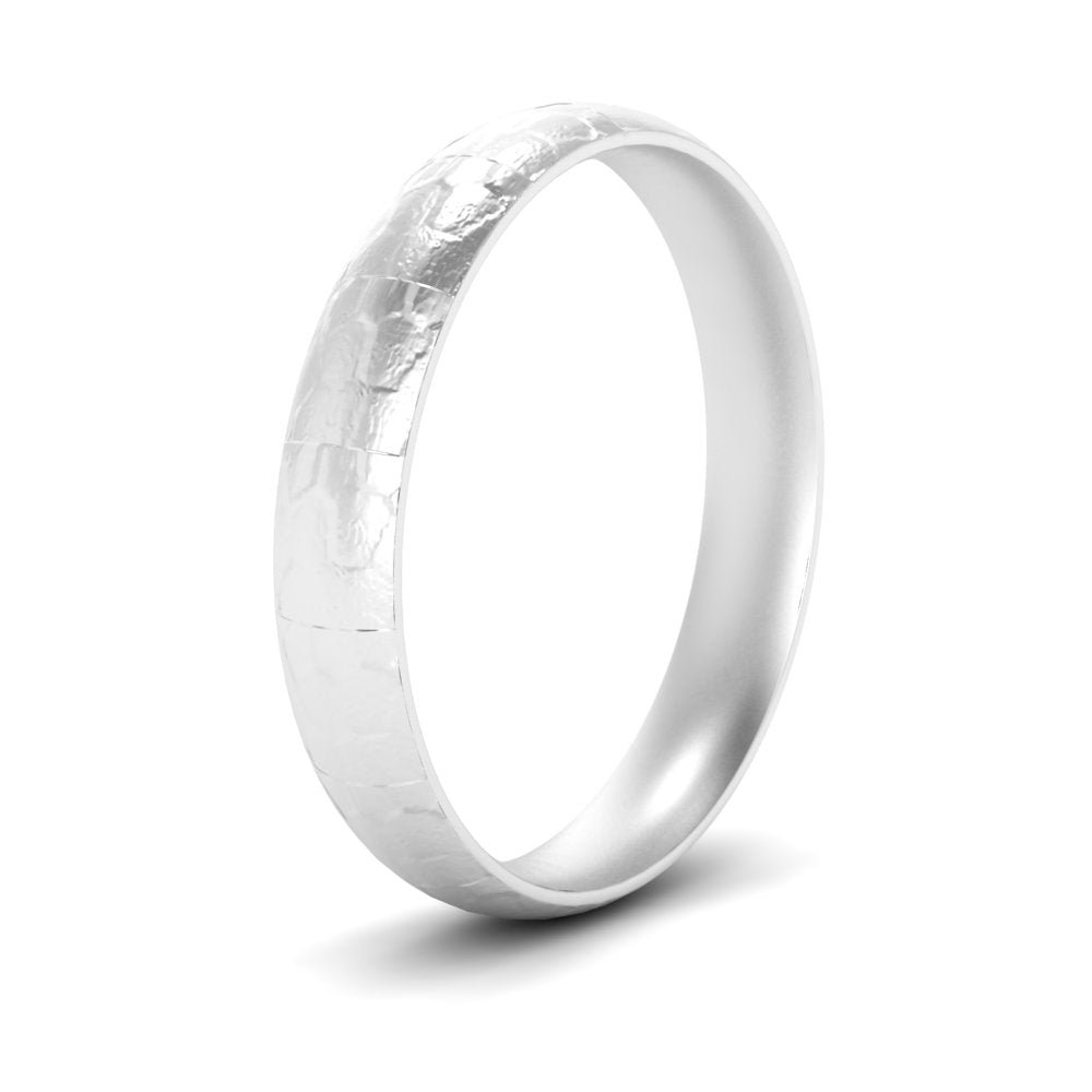 5 Mm Lightweight Rock Texture Mens Wedding Band