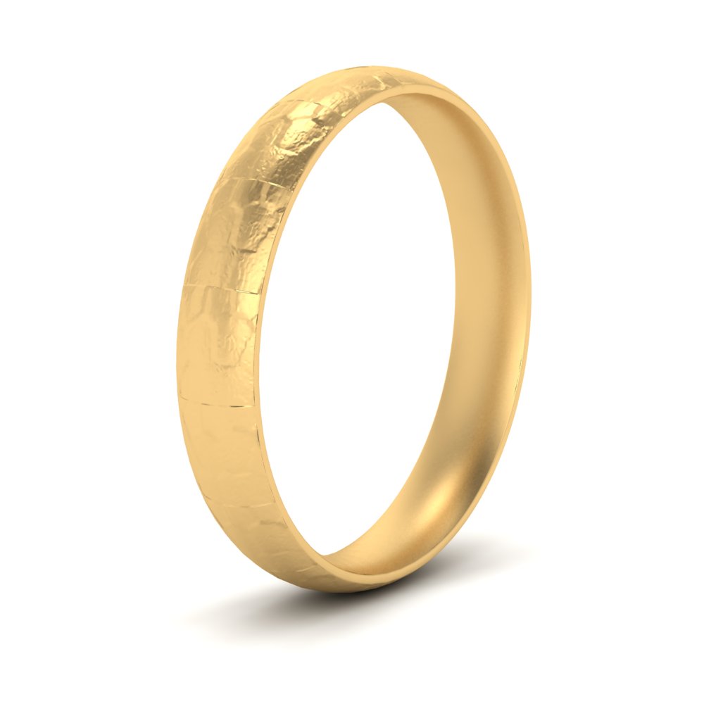 5 Mm Lightweight Rock Texture Mens Wedding Band