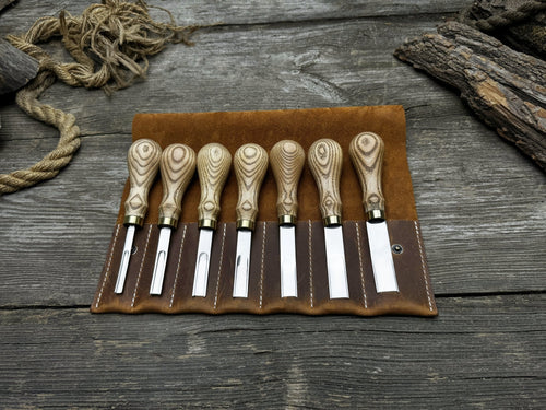 7-Piece Leather Edge Skiver Set | Tool Sets | Wiccan Center