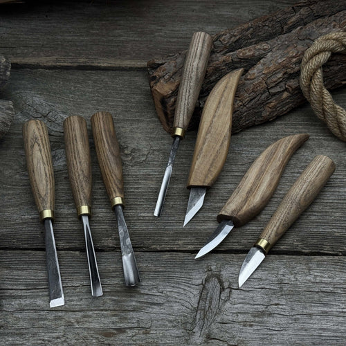 7-Piece Wood Carving Tool Set | Tool Sets | Wiccan Center