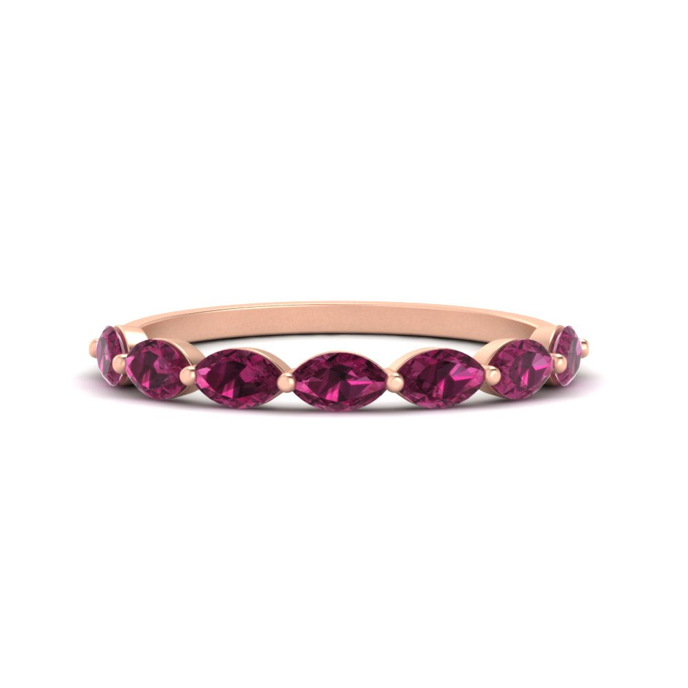 7 Stone Marquise East West 1 Carat Band