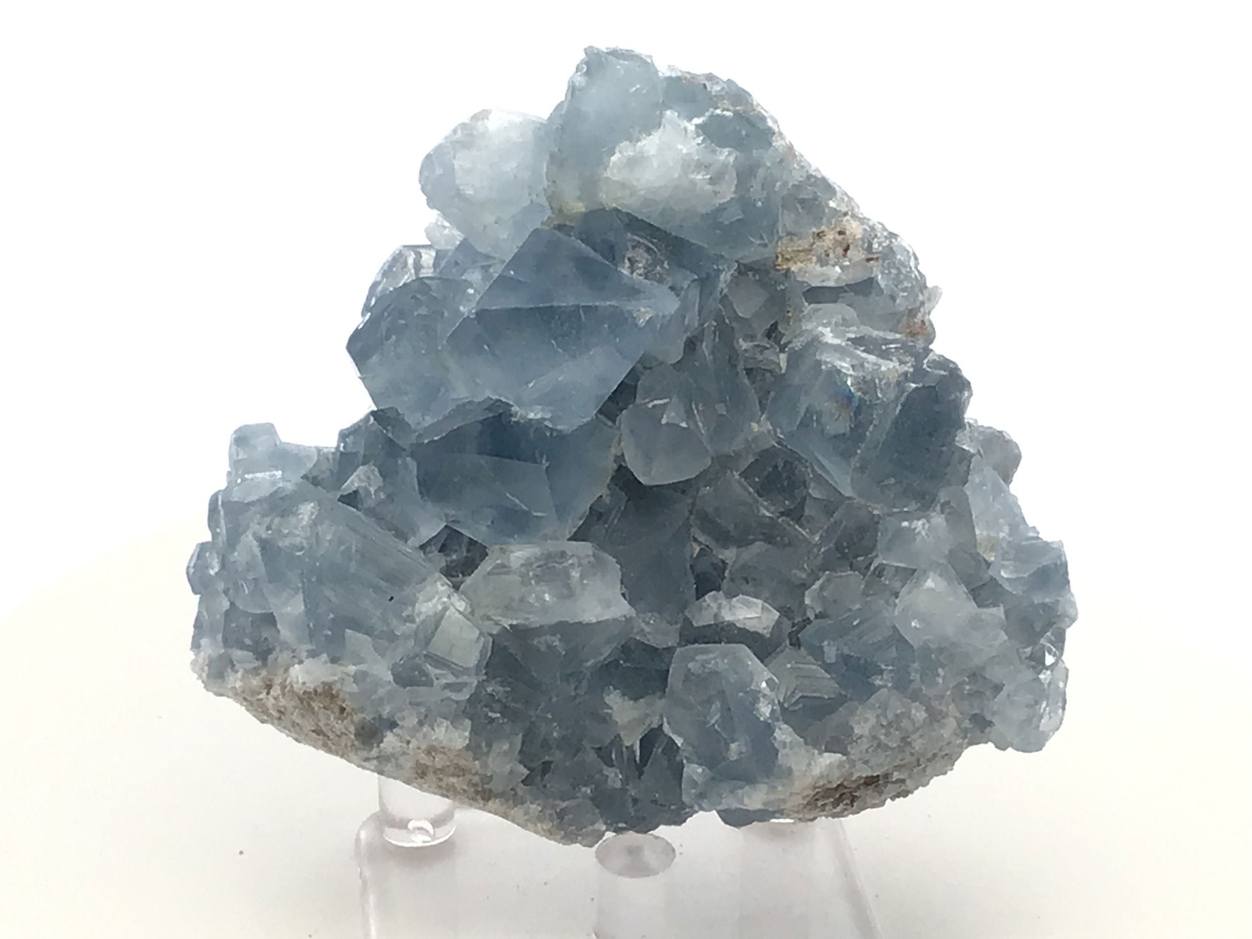 Celestine Crystal Specimen from Madagascar with Lucite Stand | Crystals & Minerals > Specimens | Wiccan Center