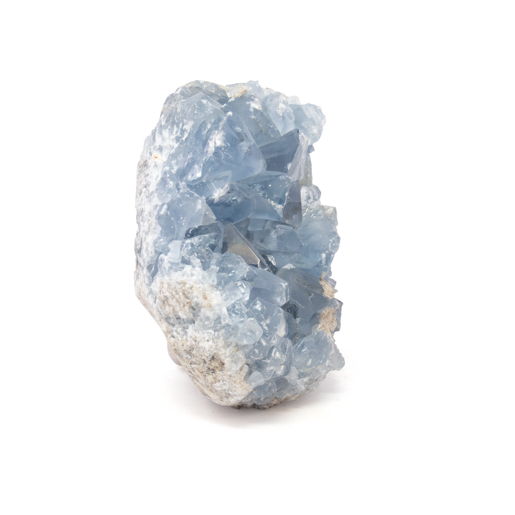 Celestine Crystal Specimen from Madagascar with Lucite Stand | Crystals & Minerals > Specimens | Wiccan Center