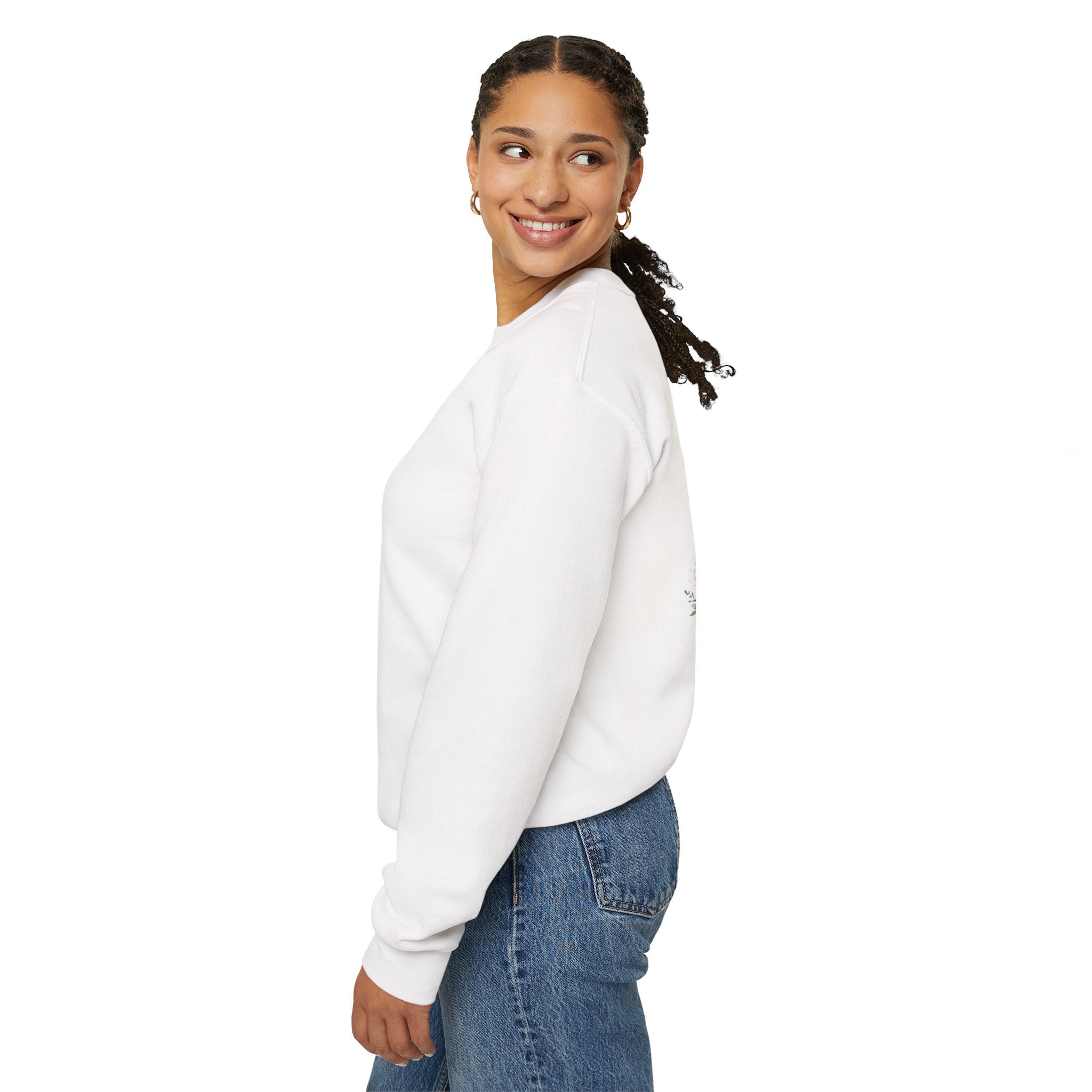 LOVE Crystal Letter Design | Sweatshirt | Wiccan Center