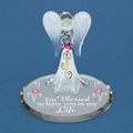 Glass I'm Blessed Angel Figurine