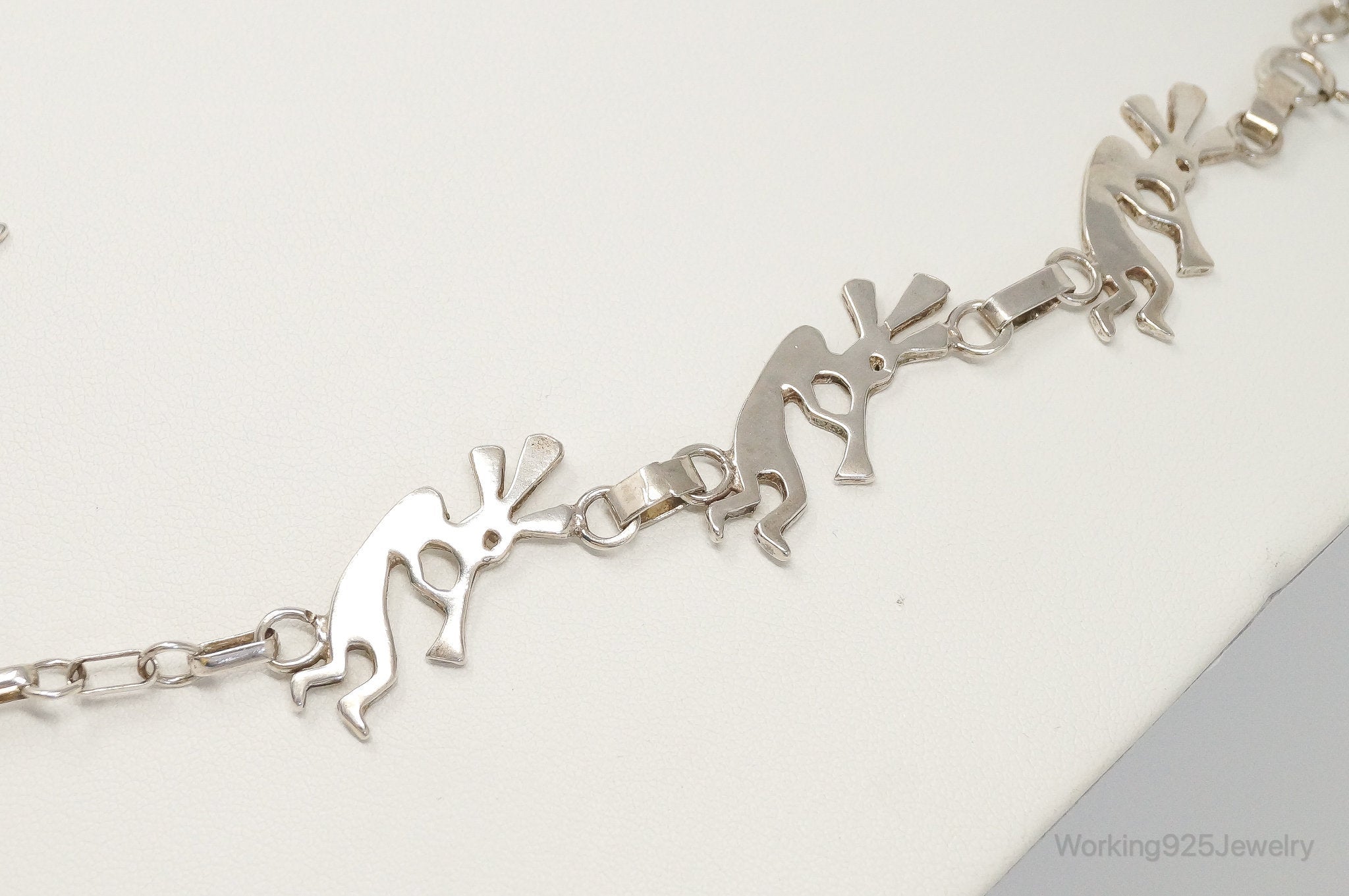 Vintage Native America GSNM Dancing Kokopelli Sterling Silver Necklace | Jewelry > Necklaces > Pendants | Wiccan Center
