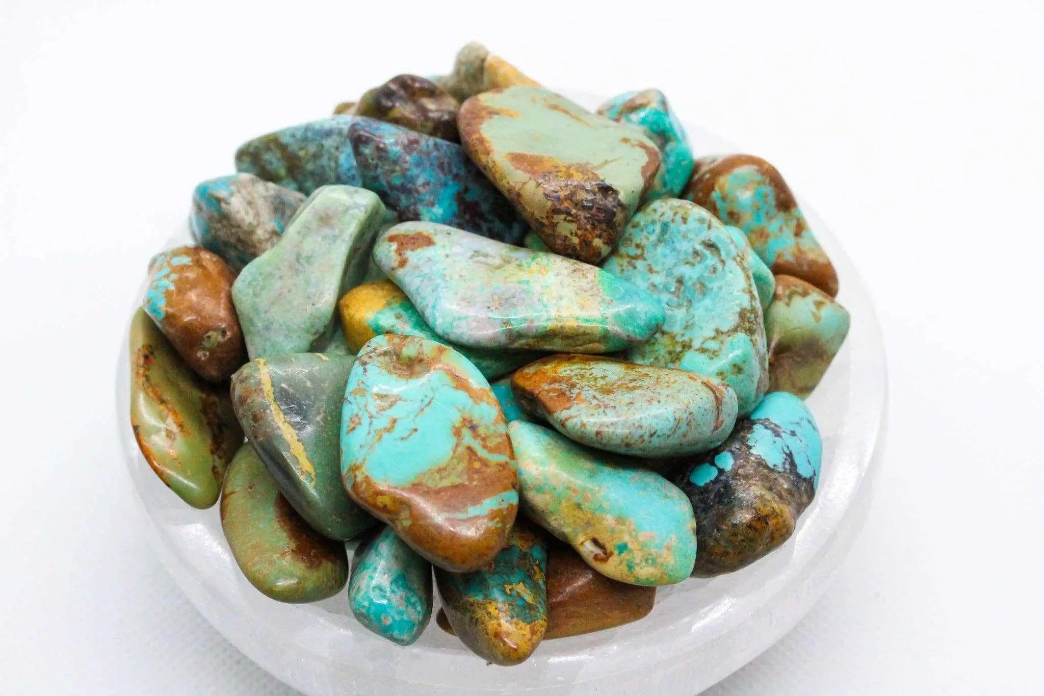 Natural Turquoise Tumbled Pocket Stone | Tumbled Stones | Wiccan Center