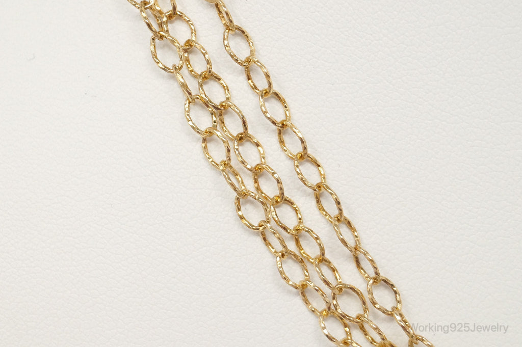 Italian Vintage Designer LIRM Gold Vermeil Sterling Silver Necklace | Jewelry > Necklaces > Pendants | Wiccan Center