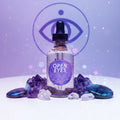 Open Eye Crystal Infused Bath & Body Oil (Third Eye Chakra)