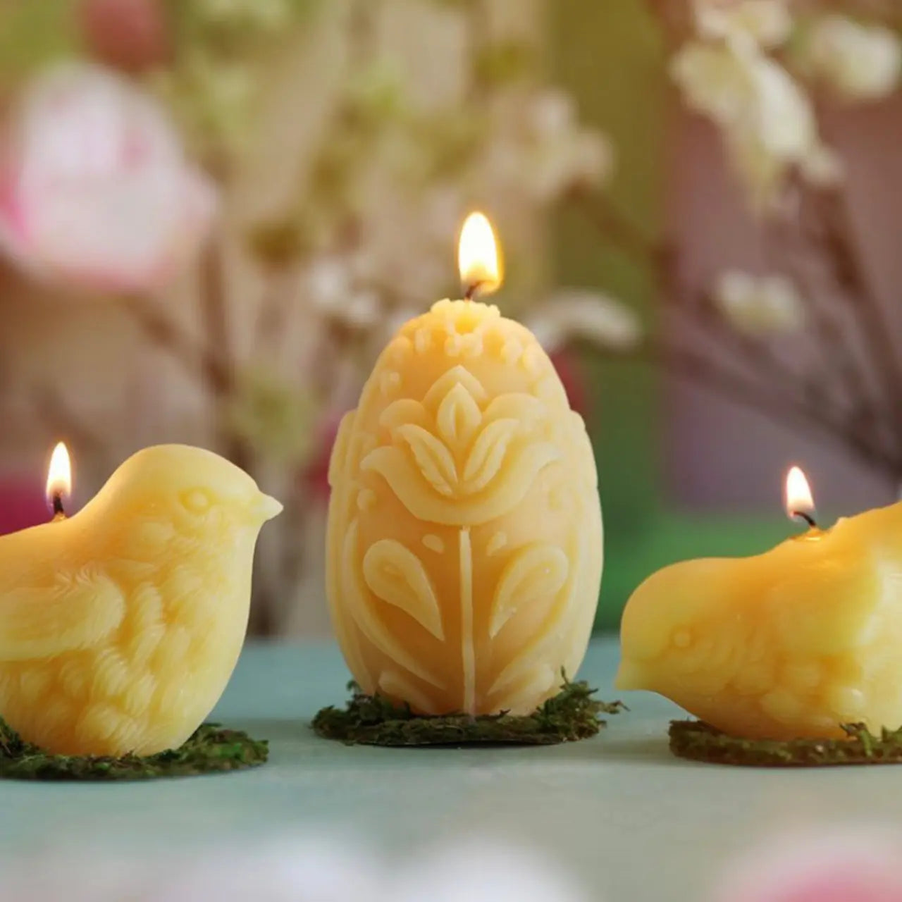 Beeswax Egg Pillar | Candles | Wiccan Center