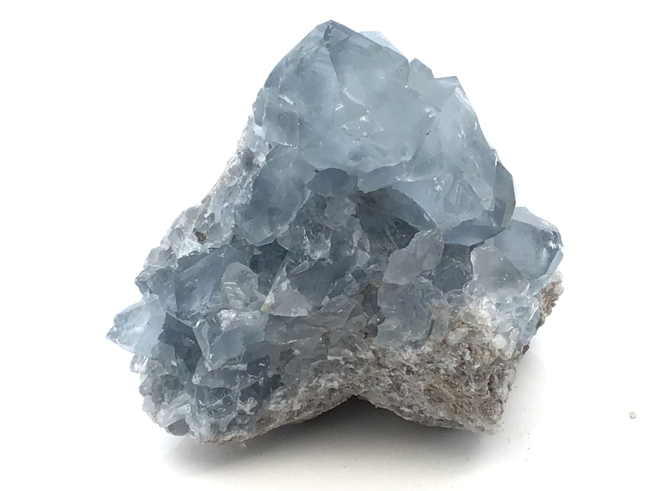 Celestine Crystal Specimen from Madagascar with Lucite Stand | Crystals & Minerals > Specimens | Wiccan Center