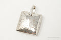 Vintage Silpada Hammered Square Pillow Sterling Silver Necklace Pendant | Jewelry > Necklaces > Pendants | Wiccan Center