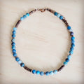 Genuine Frosted American Turquoise Boho Collar Necklace 263q | Necklace | Wiccan Center