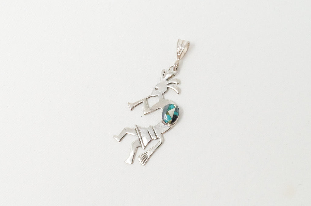Vintage Native America Darrel Morgan Kokopelli Sterling Silver Necklace | Jewelry > Necklaces > Pendants | Wiccan Center