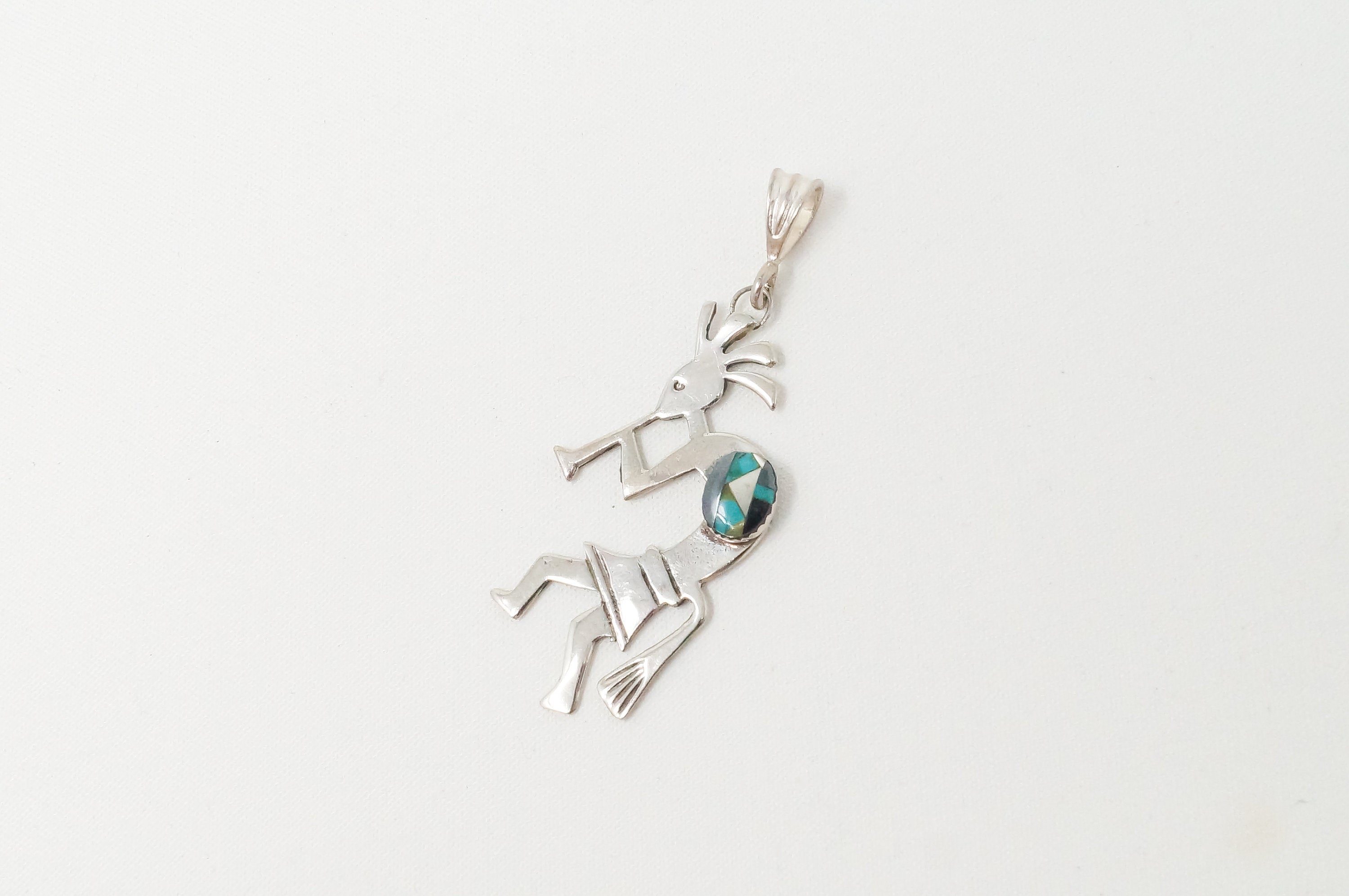 Vintage Native America Darrel Morgan Kokopelli Sterling Silver Necklace | Jewelry > Necklaces > Pendants | Wiccan Center
