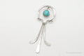 Vintage Modernist Amazonite Sterling Silver Pendant | Jewelry > Necklaces > Pendants | Wiccan Center