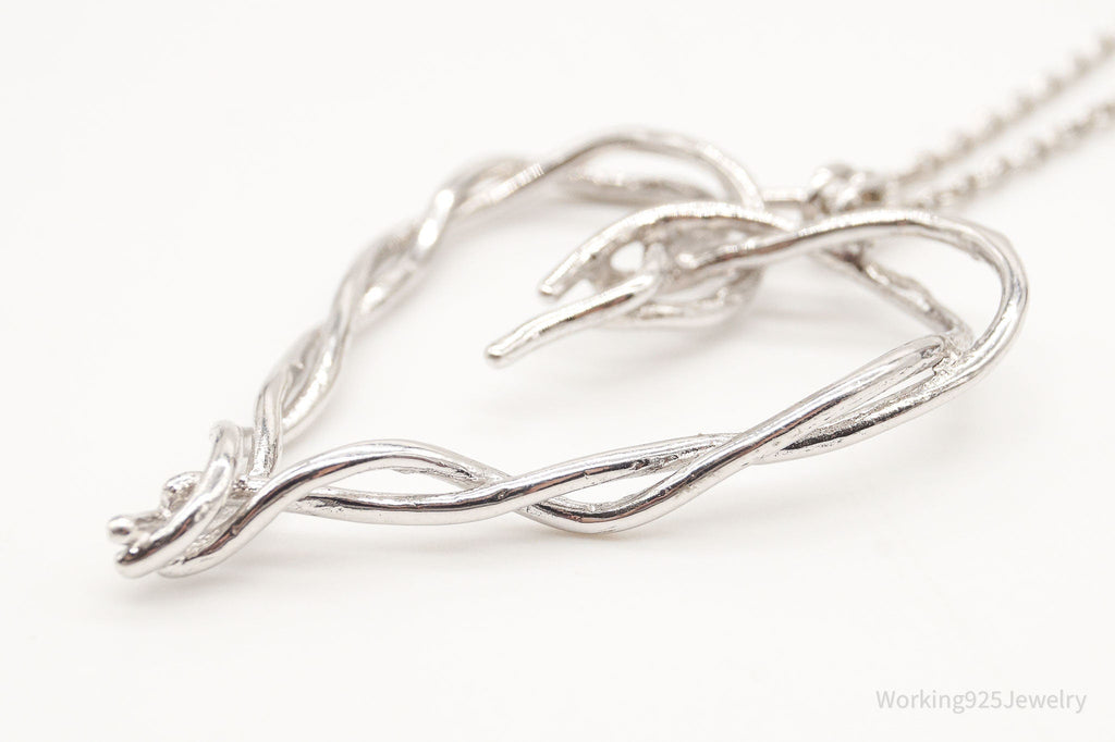 DesignerDean Harris Twisted Heart Sterling Silver Necklace | Jewelry > Necklaces > Pendants | Wiccan Center