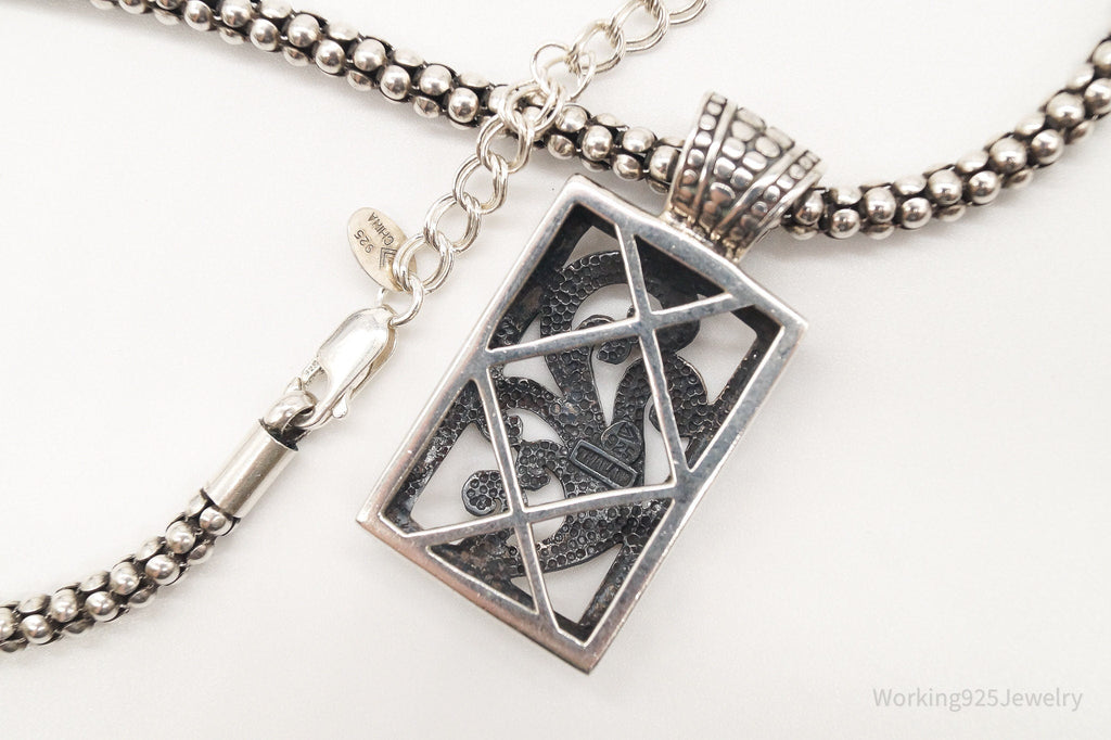 Designer Silpada Art Deco Sterling Silver Necklace | Jewelry > Necklaces > Pendants | Wiccan Center