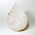 Milky Dream Quartz Crystal Leaf Carving – Exquisite Hand-Carved Design with Natural Inclusions (7.3LB)
