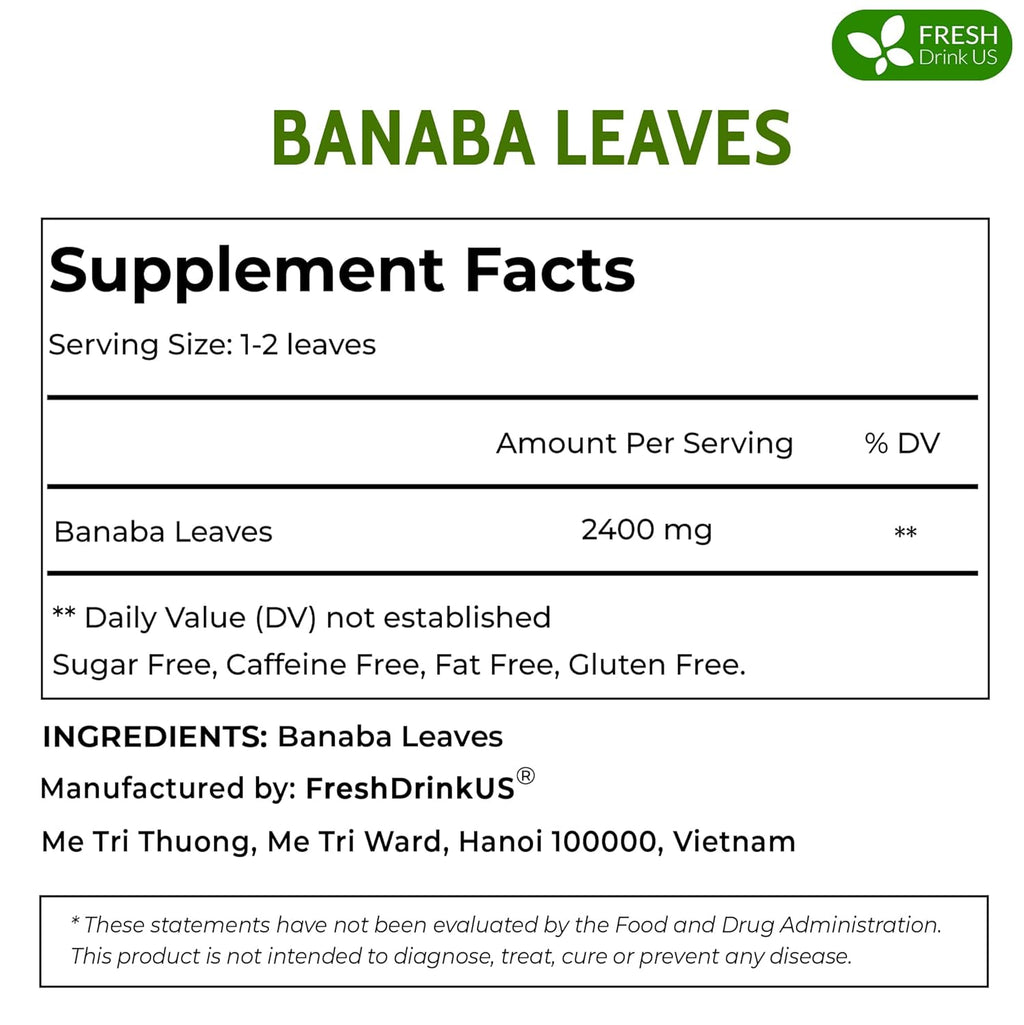 Premium Banaba Dried Leaves | Tea | Wiccan Center