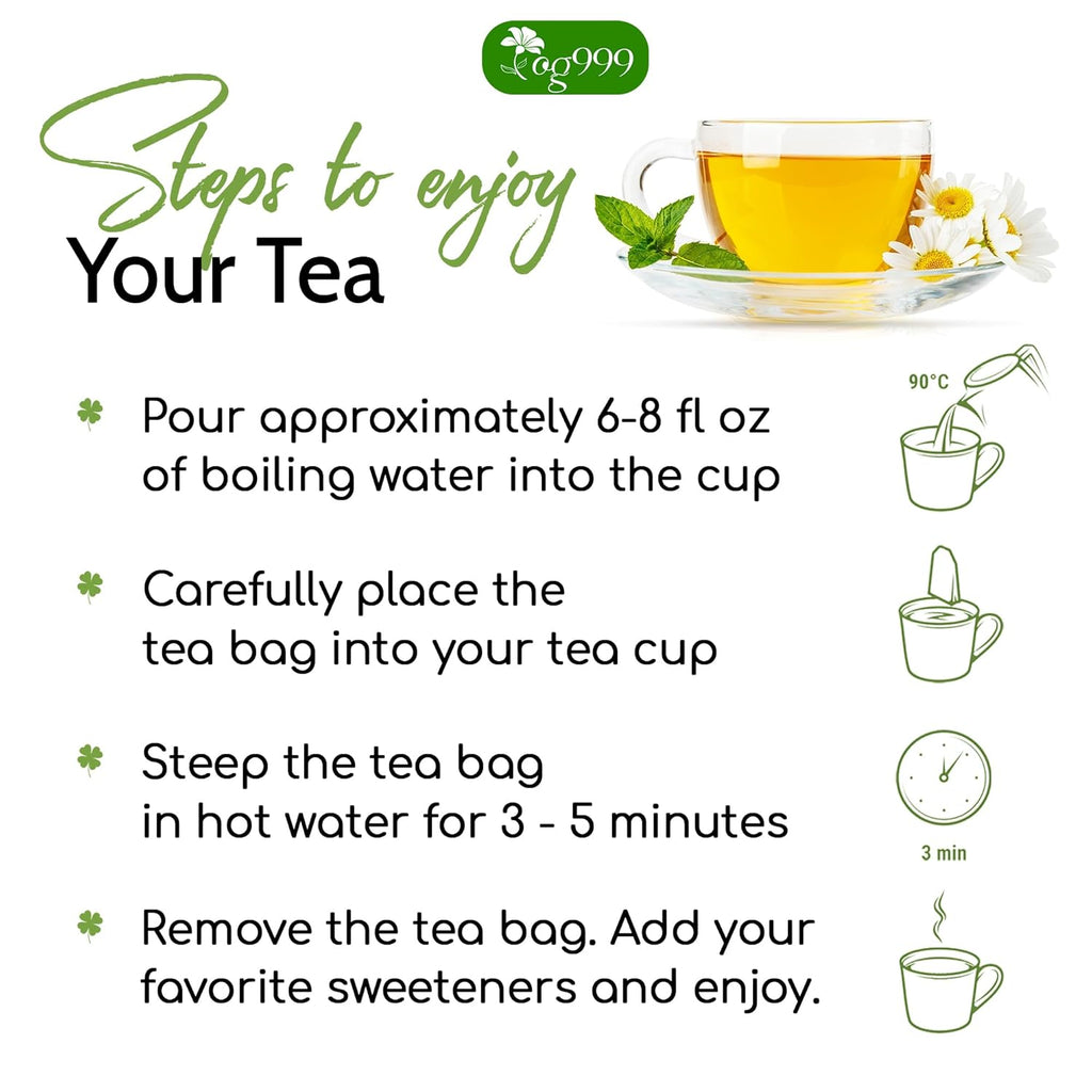 Premium 40 Thyme Leaf Tea Bags, 100% Natural & Pure, Loose Leaf Herbal Tea. | Tea | Wiccan Center