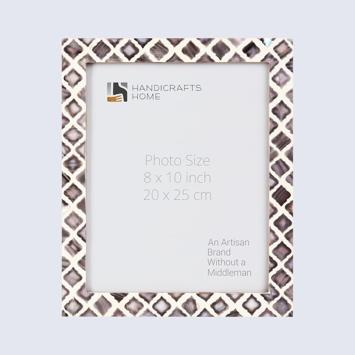 Picture Frame Moor Fire Pattern Collection Mother of Pearl Resin Inlay Multi Color in 3 sizes | Picture Frames | Wiccan Center