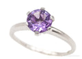 Vintage Amethyst Sterling Silver Ring - Size 8 | Jewelry > Rings | Wiccan Center