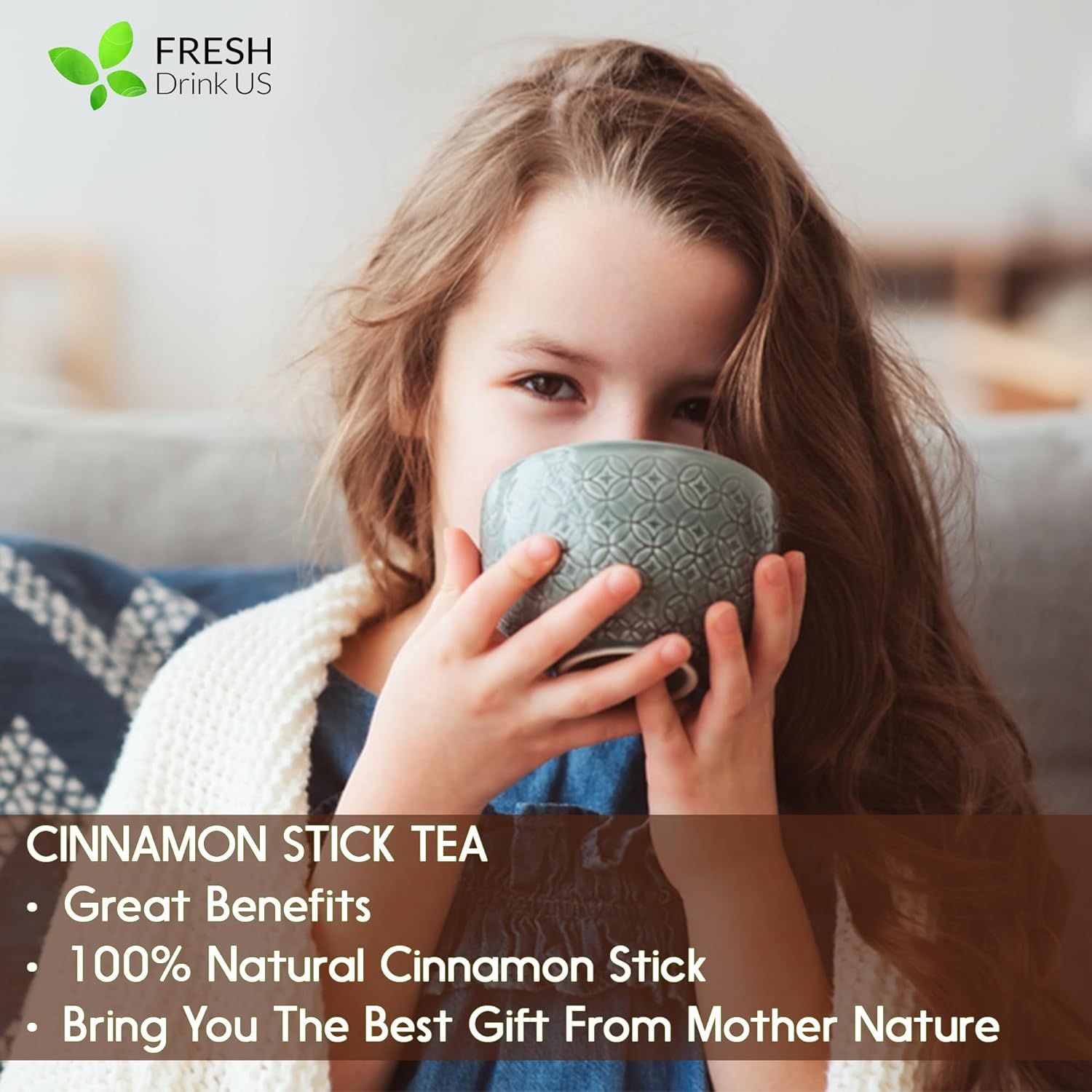 Cinnamon Sticks, Whole Sticks, 100% Natural & Pure Cinnamon Inner Bark, Raw Cinnamon Spice Flavor & Strong Aroma, Cinnamon Spice Herbal Tea, Perfect for Warm Beverages, No Additives, Vegan | Tea | Wiccan Center