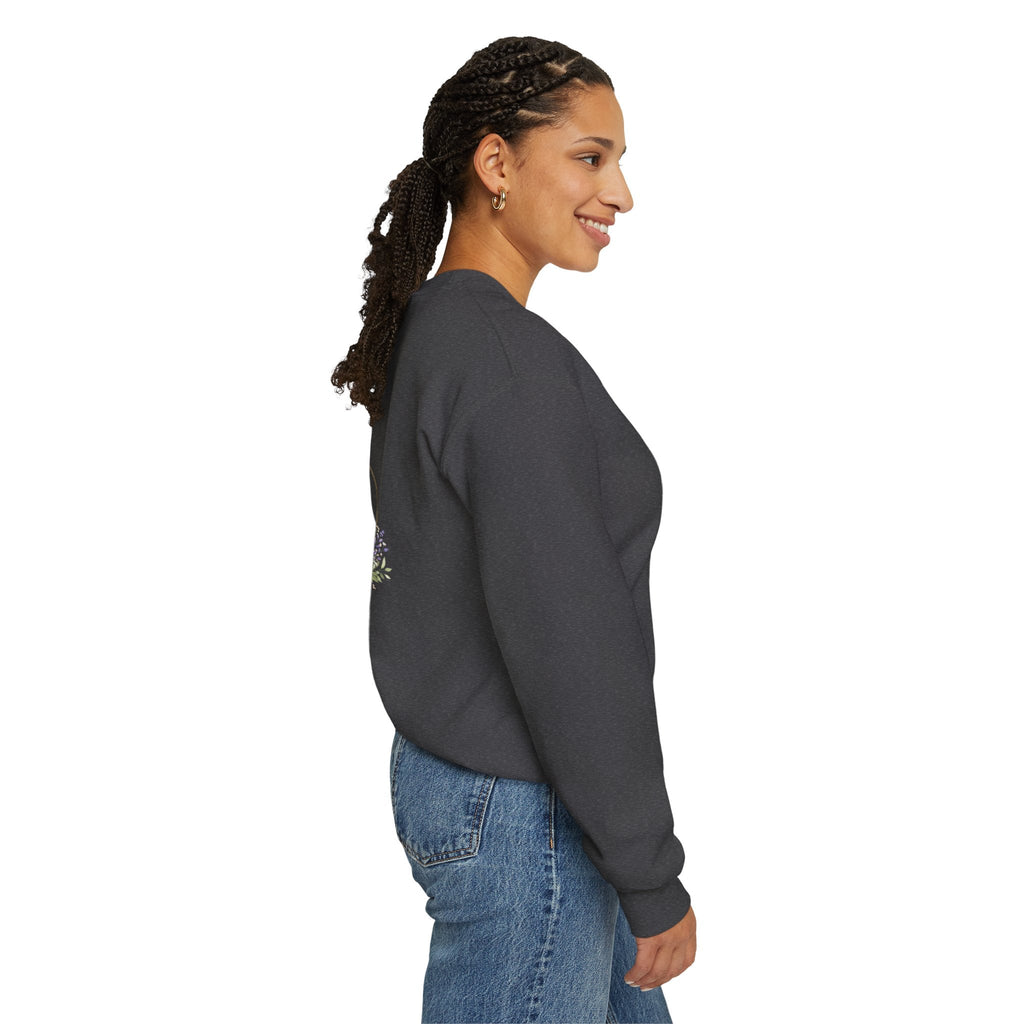 LOVE Crystal Letter Design | Sweatshirt | Wiccan Center