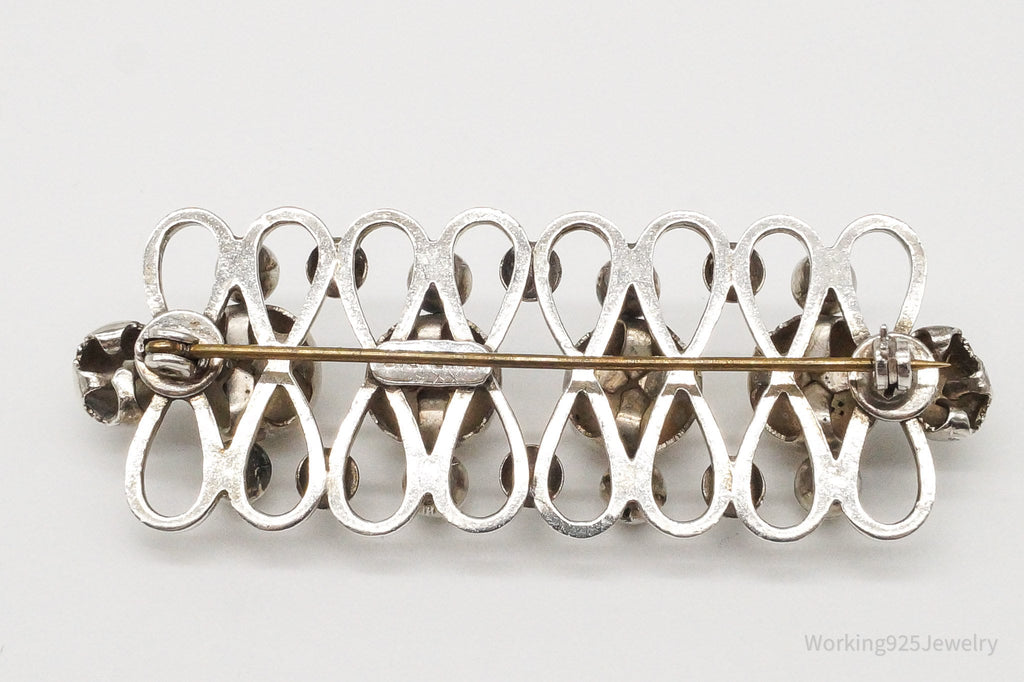 Large Vintage Mid Century Modernist Sterling Silver Pin Brooch | Jewelry > Brooches, Pins & Clips | Wiccan Center