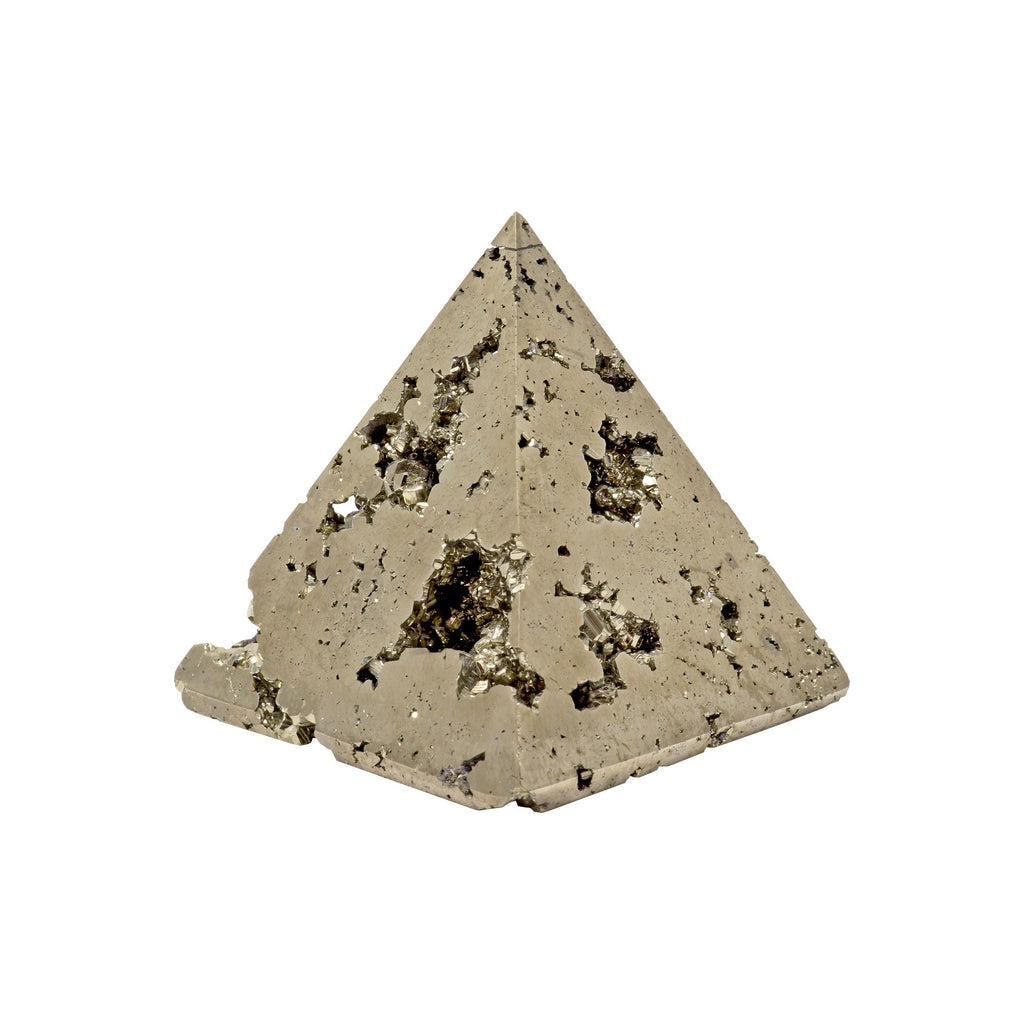 Peruvian Pyrite Pyramid | Crystals & Minerals > Figurines | Wiccan Center