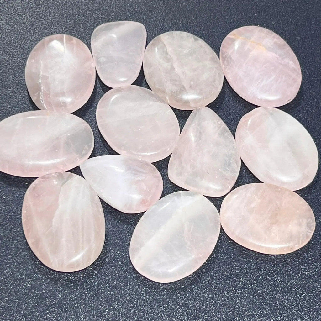 Pink Rose Quartz Crystal Cabochons | Craft Supplies & Tools > Beads, Gems & Cabochons > Cabochons | Wiccan Center