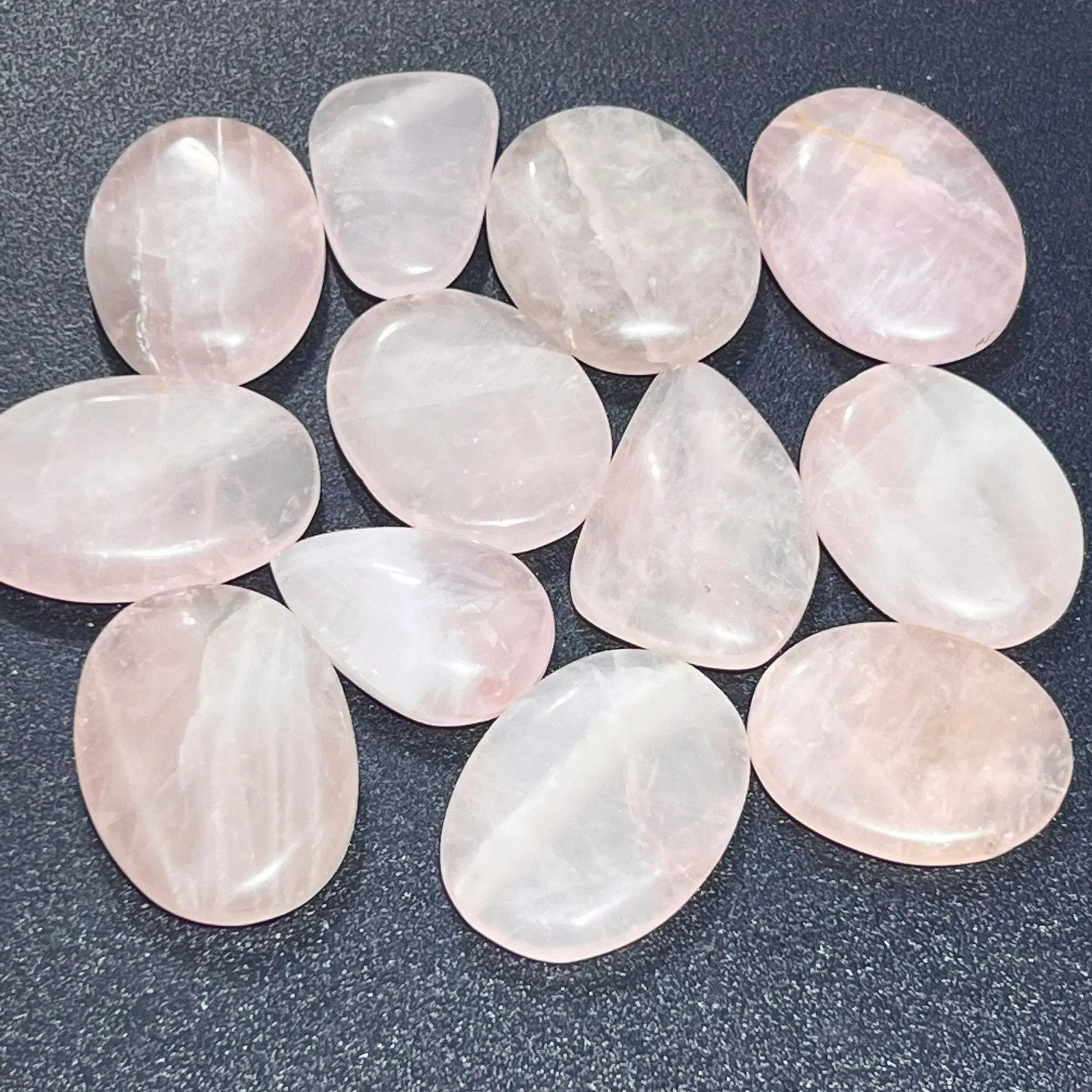 Pink Rose Quartz Crystal Cabochons | Craft Supplies & Tools > Beads, Gems & Cabochons > Cabochons | Wiccan Center