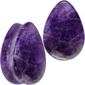 Purple Amethyst Stone Drop Saddle Plug Set | PLUG Saddle | Wiccan Center