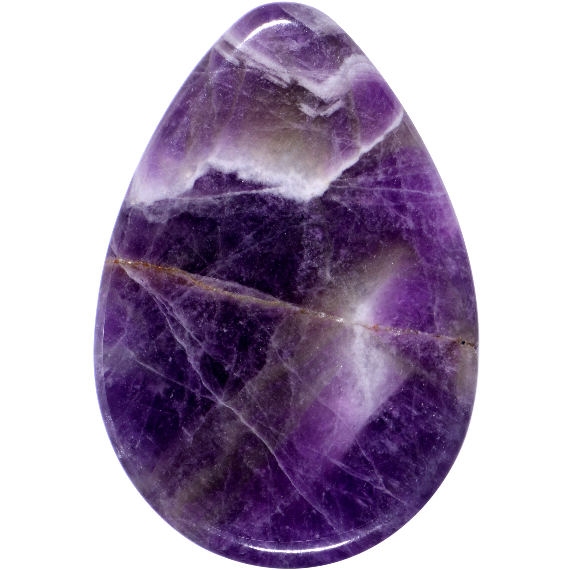 Purple Amethyst Stone Drop Saddle Plug Set | PLUG Saddle | Wiccan Center