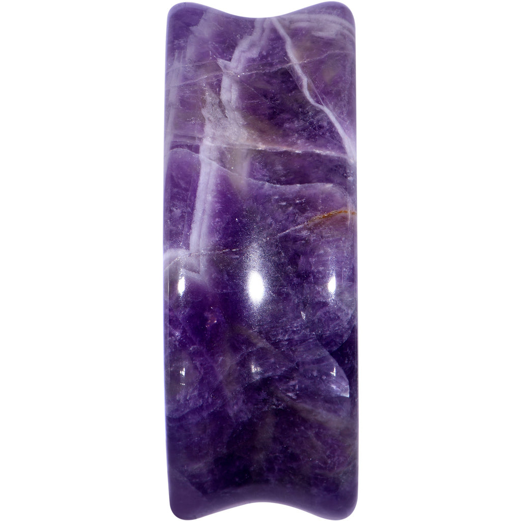 Purple Amethyst Stone Drop Saddle Plug Set | PLUG Saddle | Wiccan Center