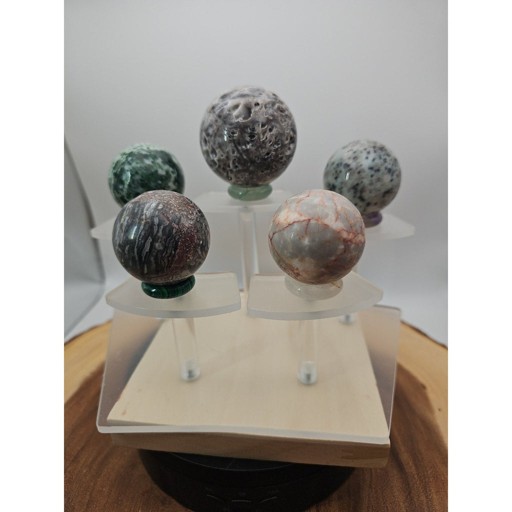 Ocean Jasper Sphere W/stand
