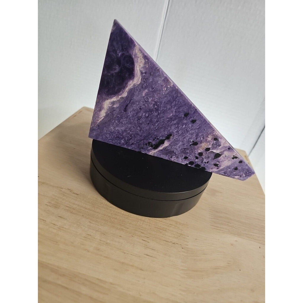 Rare Purple Charoite Crystal Slices — 300g from Russia | CrystalCloud Company | Mineral Specimens | Wiccan Center